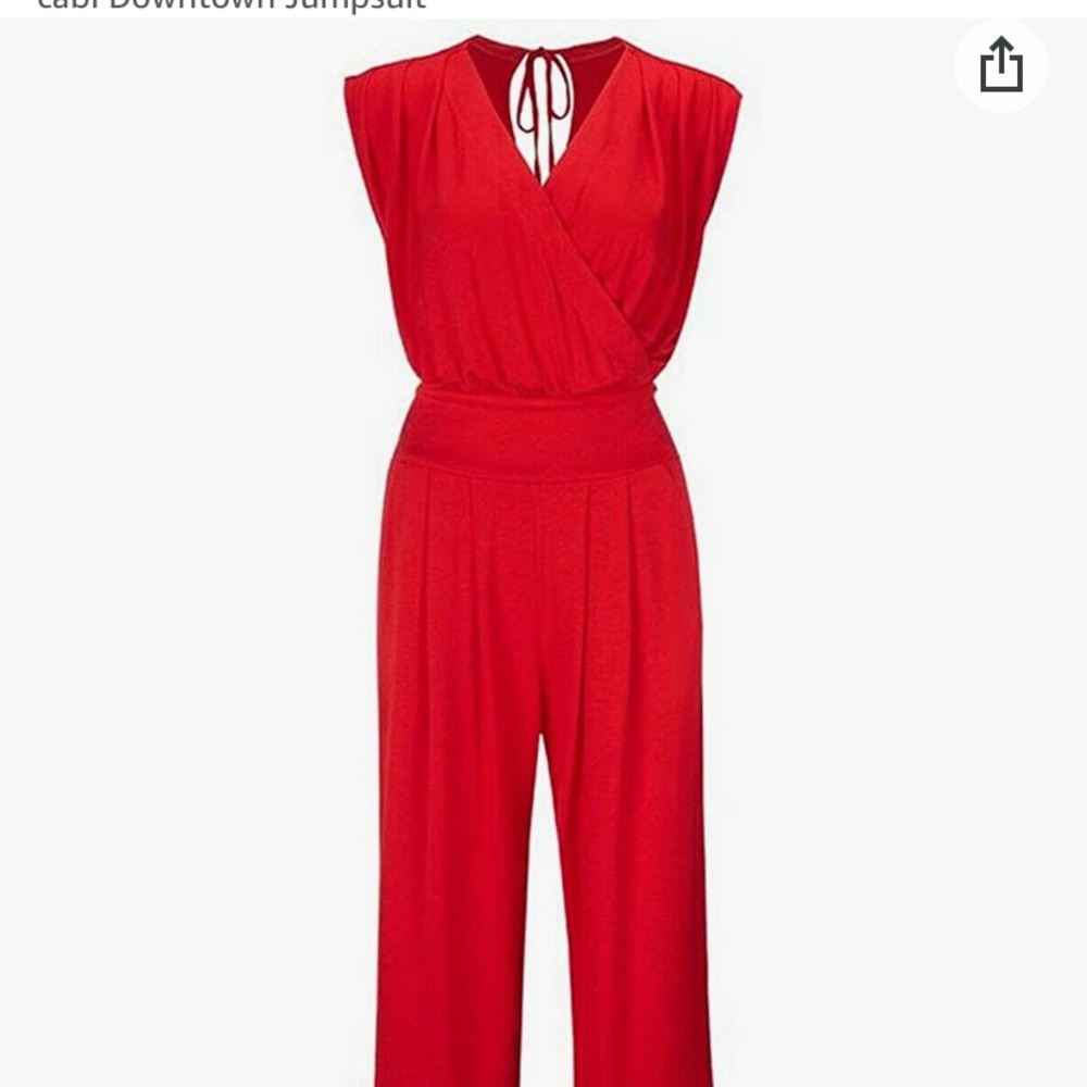 Cabi red jumpsuit. Brand new. Size XS. Red.